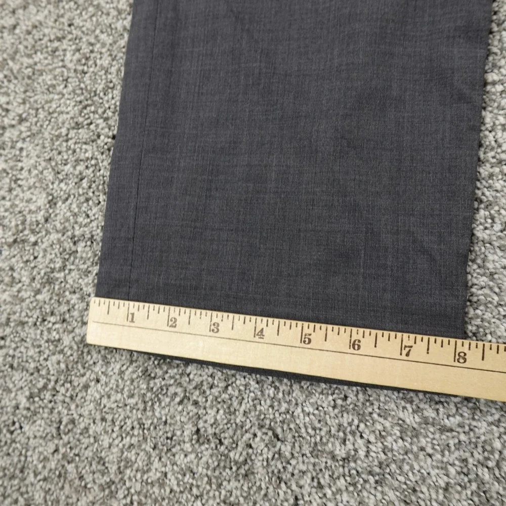 Banana Republic Pants Mens 34X34 Gray Wool Chino Trouser‎ Slacks Flat Front Flex